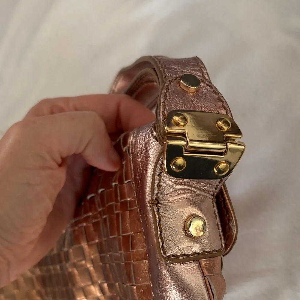Elliott Lucca Copper Woven Wristlet - Picture 12 of 16